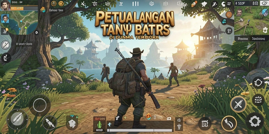 Gameplay menakjubkan di dunia terbuka 555F yang menanti ditemukan.