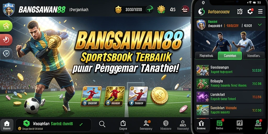Tangkapan layar utama BANGSAWAN88 menampilkan antarmuka taruhan olahraga yang menarik.