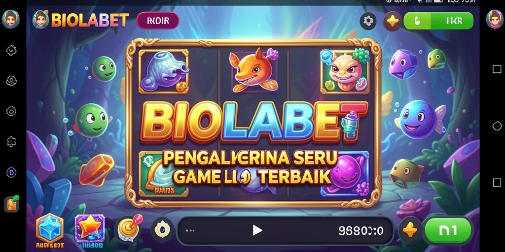 Tampilan gameplay Slot yang seru dan mengasyikkan di BIOLABET.