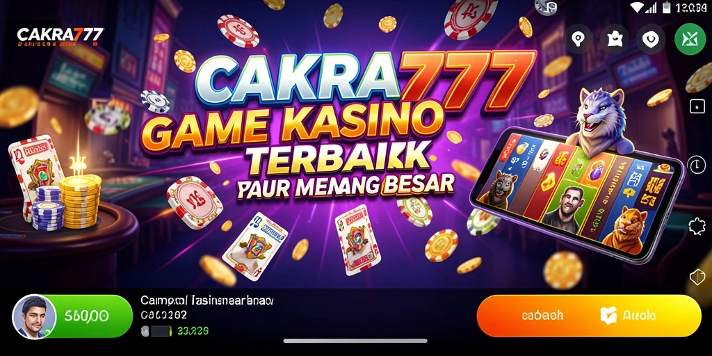 Gameplay seru dan menyenangkan di aplikasi CAKRA777.