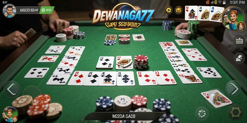 Tampilan gameplay DEWANAGA77 yang menarik dan seru.