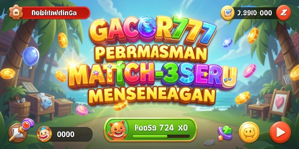 Gameplay seru GACOR777 dengan tantangan Match-3 yang menarik.