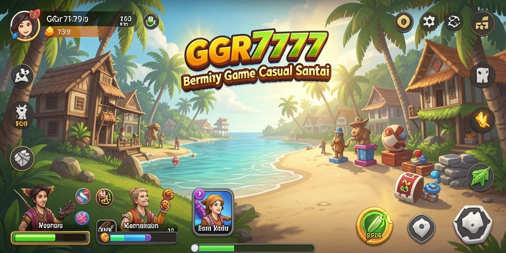 Tampilan gameplay GGR7777 yang menarik dan penuh warna.