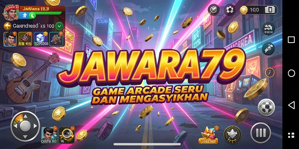 Tampilan gameplay JAWARA79 yang penuh warna dan dinamis.
