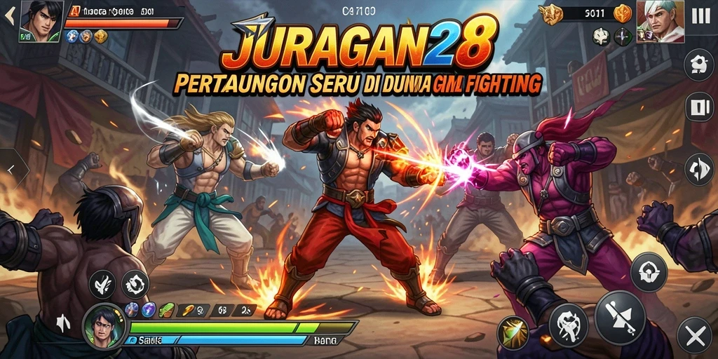 Tampilan seru dari pertarungan di JURAGAN28