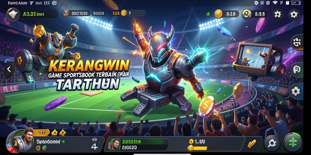 Tampilan gameplay KERANGWIN yang interaktif dan menarik.