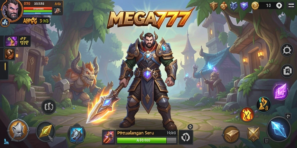Gameplay ARPG menakjubkan di MEGA777 dengan action seru.