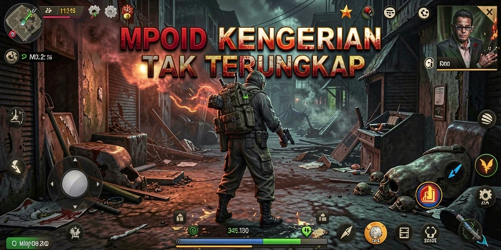 Screenshot MPOID menampilkan suasana gameplay yang mencekam dan menakutkan.