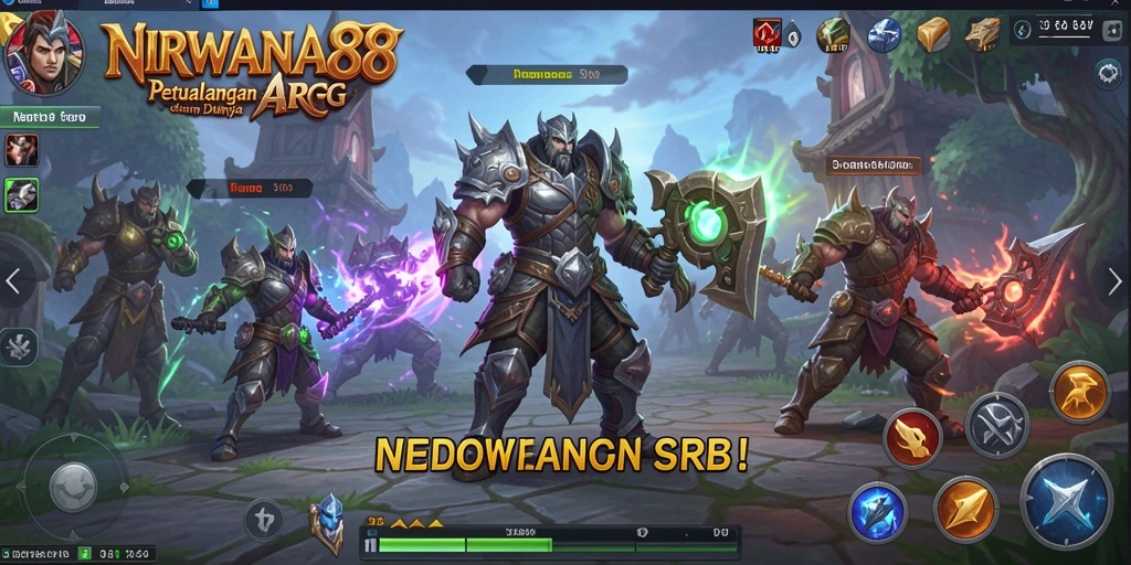 Tampilan gameplay ARPG yang menarik dan mendebarkan di NIRWANA88.