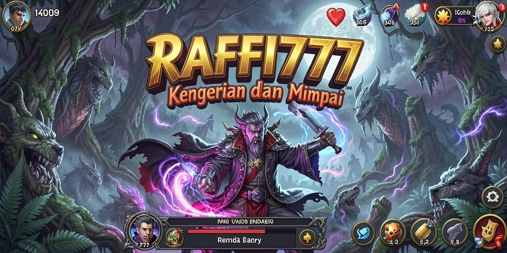 Screenshot gameplay RAFFI777 yang menakutkan dan penuh ketegangan.