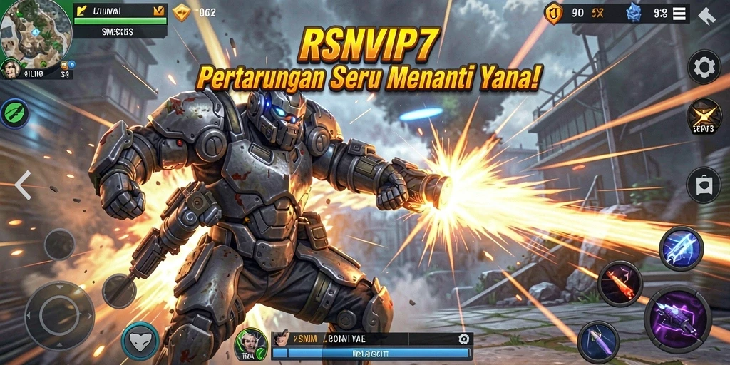 Tampilan aksi pertarungan seru di RSNVIP7.