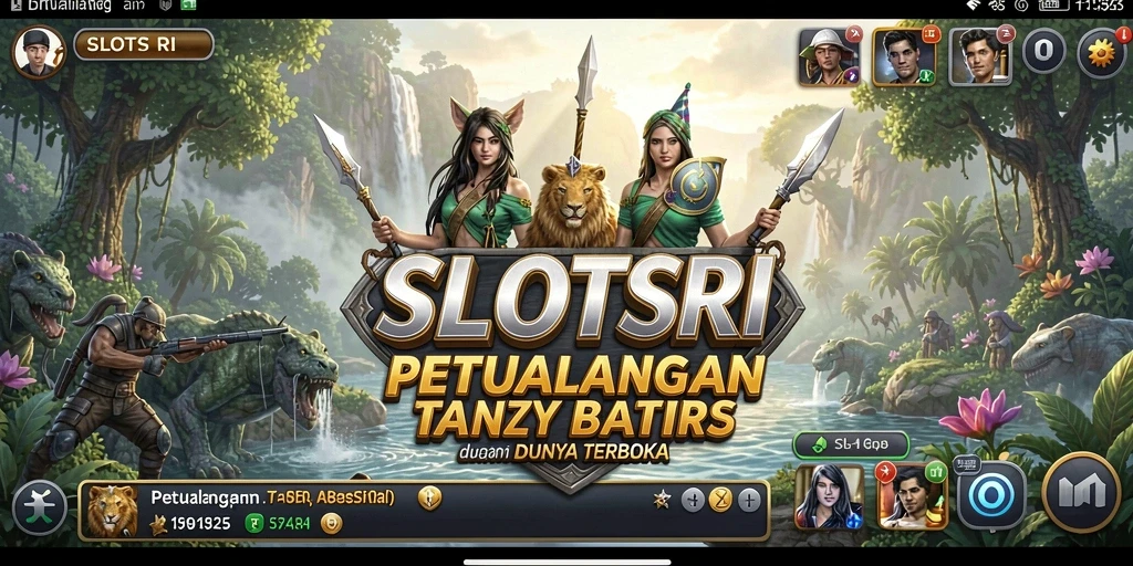 Tangkapan layar SLOTSRI yang menampilkan petualangan epik dalam dunia terbuka.