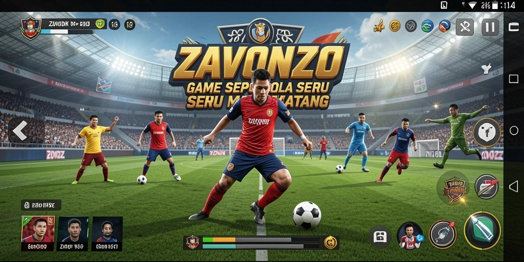 Tampilan action epik dari ZAVONZO ketika mencetak gol.